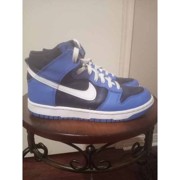 Size 7Y - Nike Dunk High Grade School Medium Blue / White DB2179-400 - Picture 1 of 13